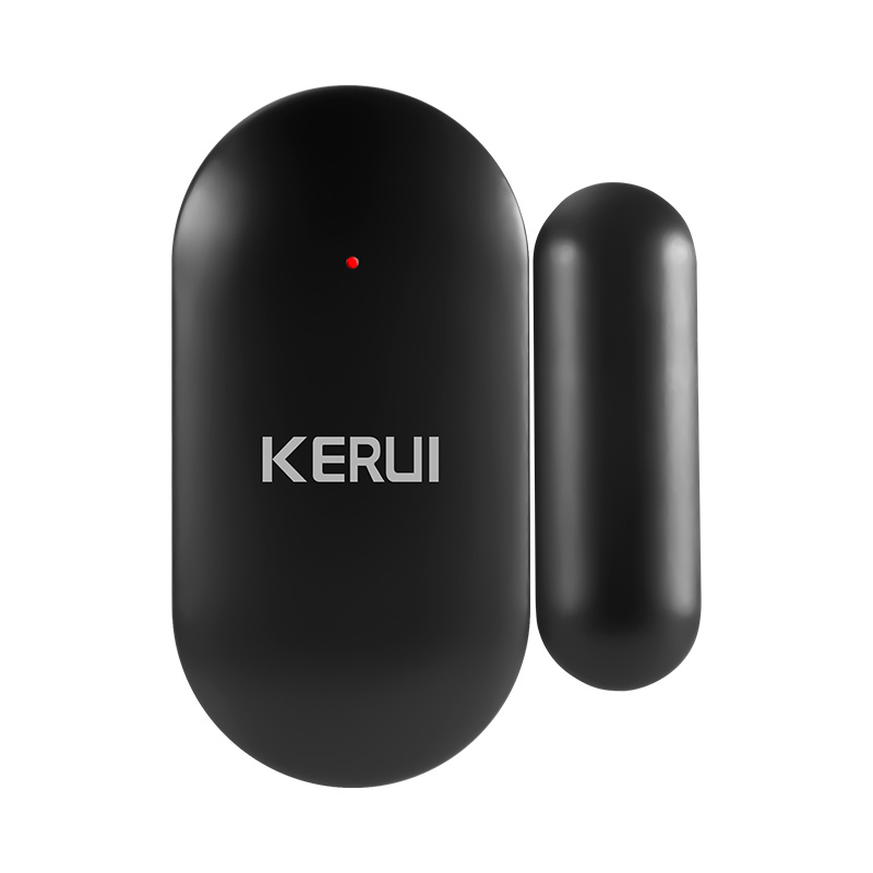 Home Security Equipment - KERUI-Sensor de porta magnética sem fio,