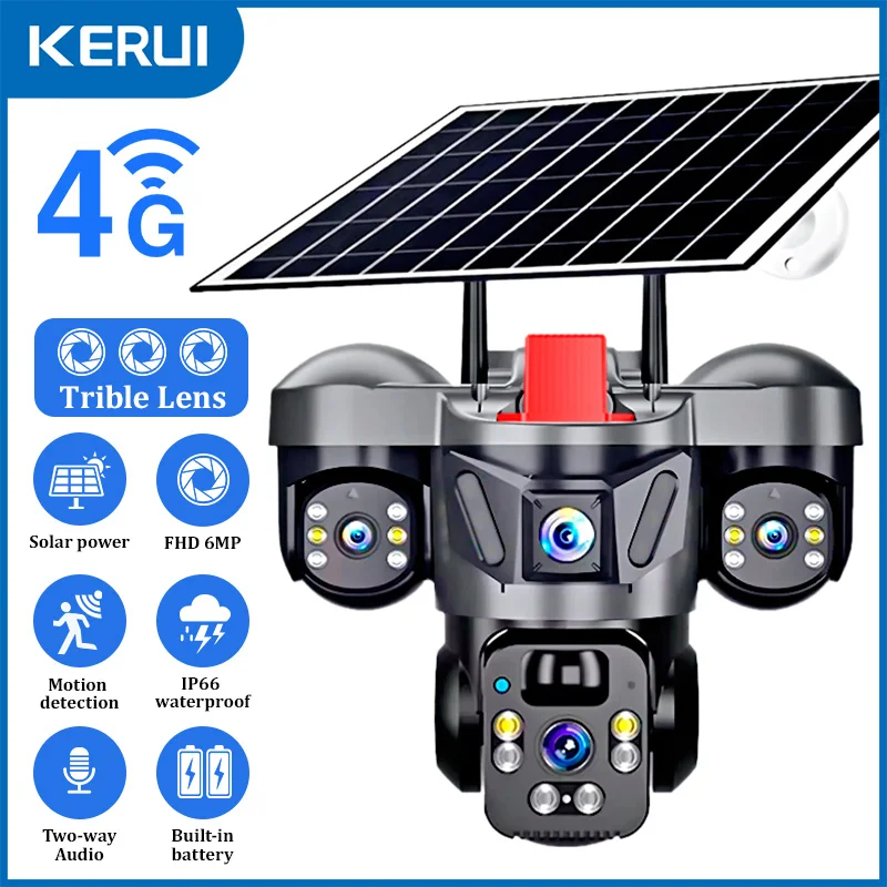 Home Security Camera Installation - Kerui v380 pro ao ar livre