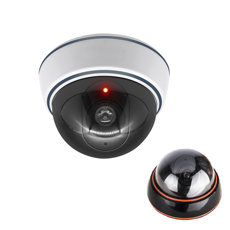 Home Security Camera Installation - Criativo preto/branco falso dome câmera simulação