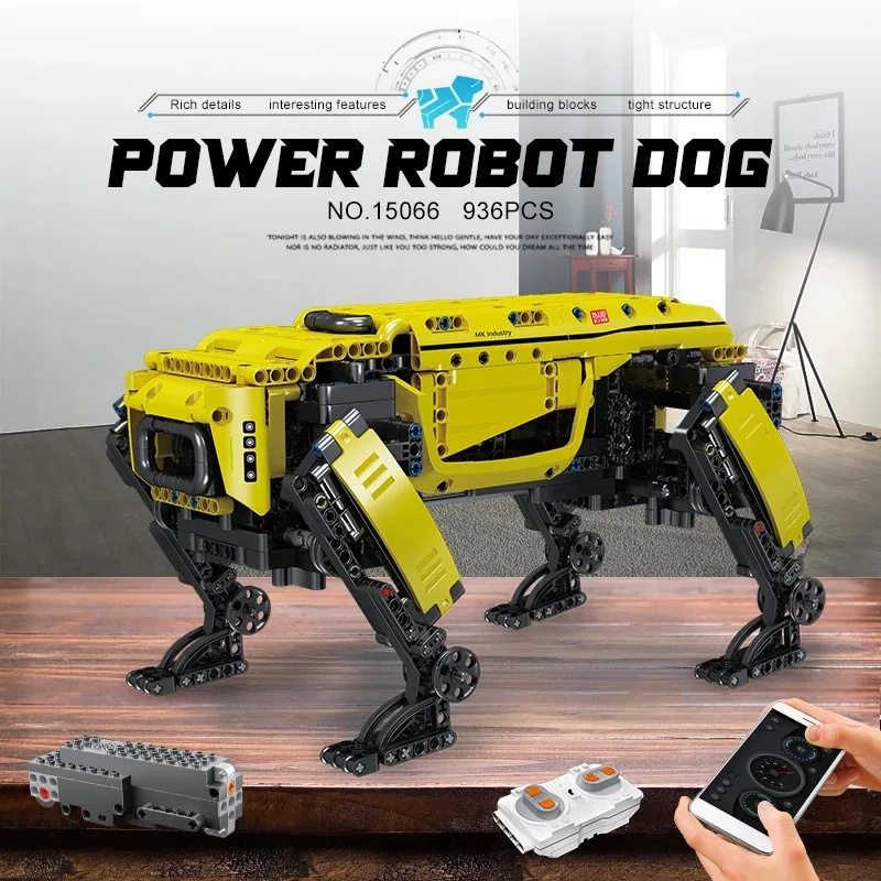 MOULD KING 15066/15075 Brinque - Home Security Robot Dog avaliação e preço