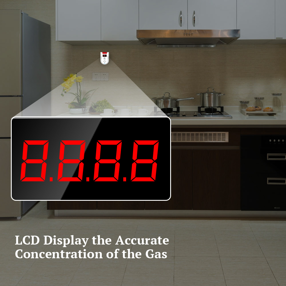 Kerui gd13 detector de gás lpg - Home Security Equipment avaliação e preço