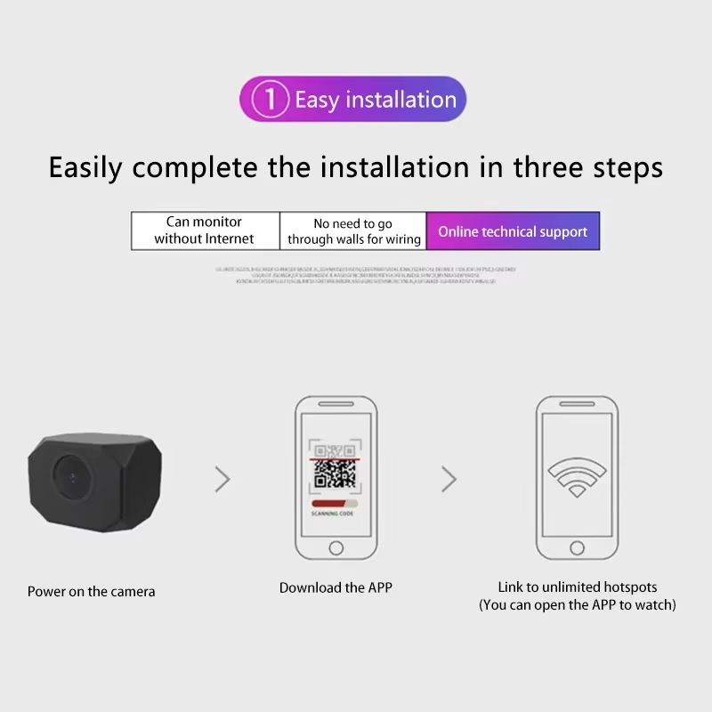Câmera de segurança wi-fi 4k h - Home Security Panel avaliação e preço