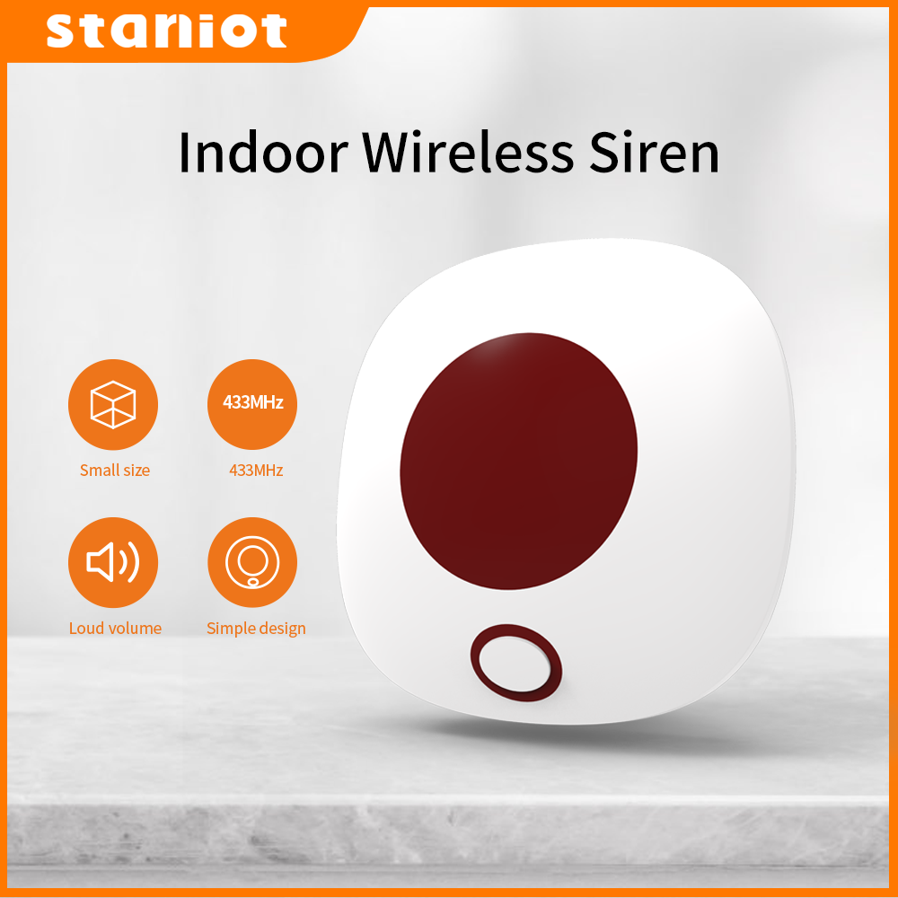 Staniot indoor sirene sem fio  - Home Security Equipment avaliação e preço