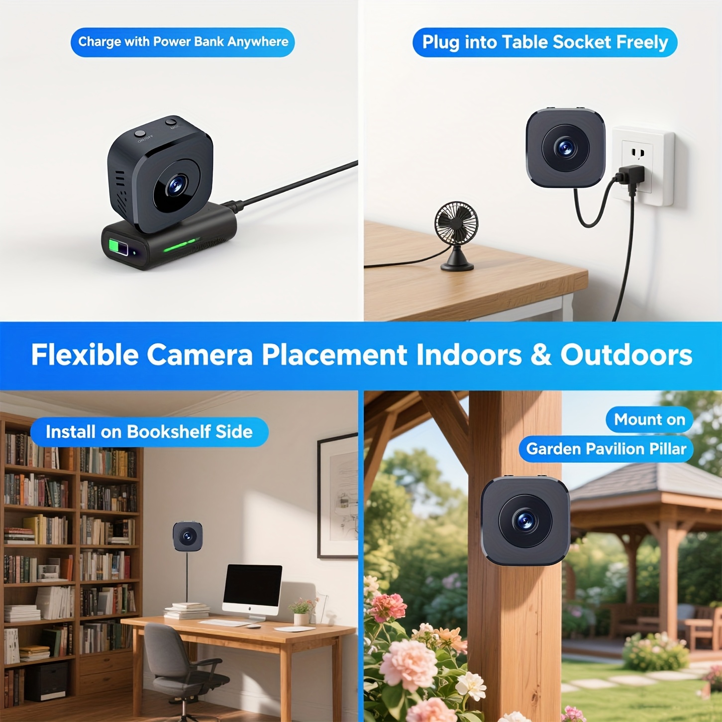 1080p hd mini câmera wi-fi seg - Home Security Panel avaliação e preço