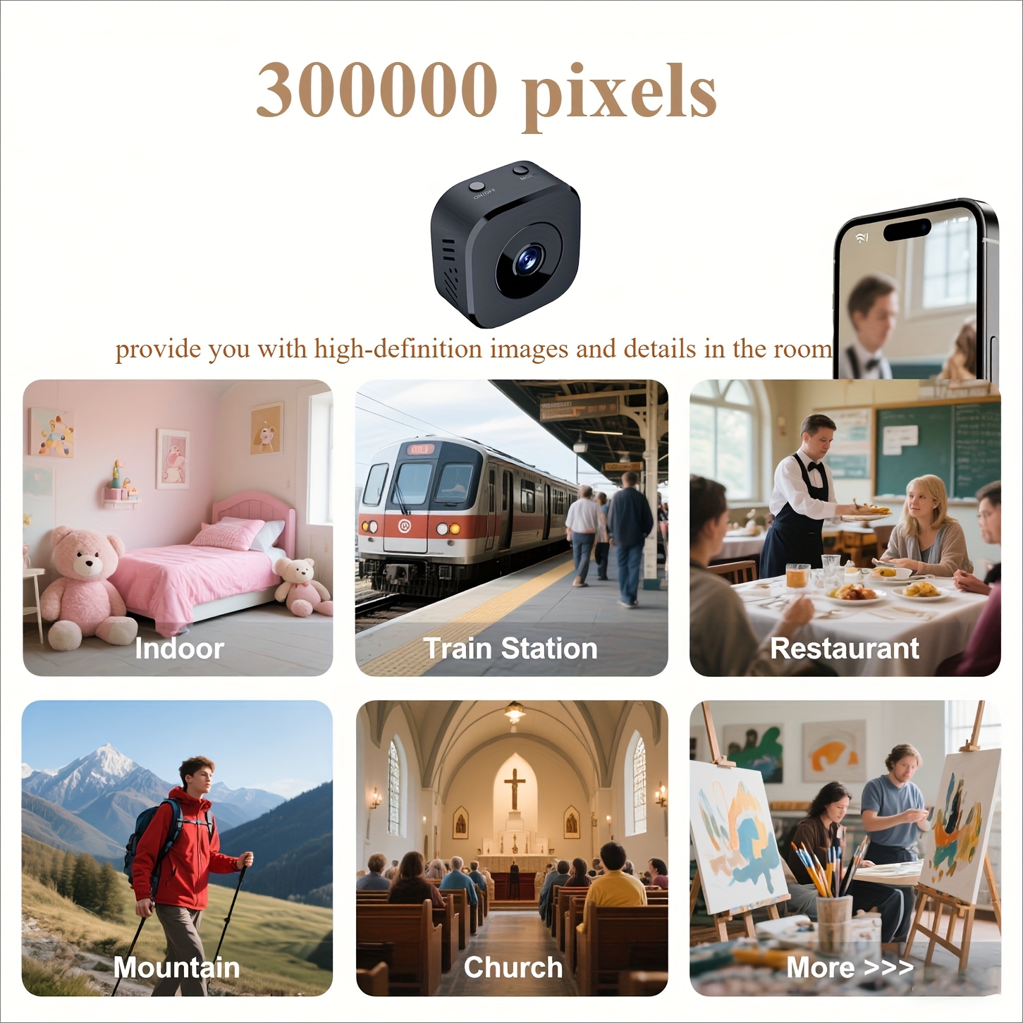 1080p hd mini câmera wi-fi seg - Home Security Panel avaliação e preço
