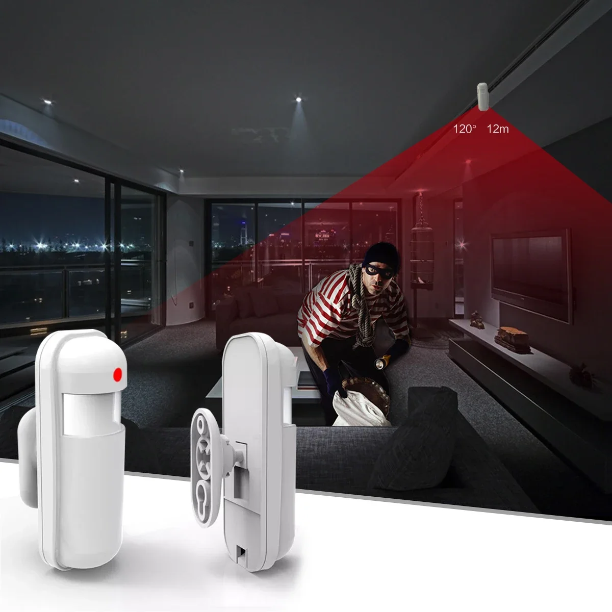 Mini detector infravermelho pi - Home Security Equipment avaliação e preço