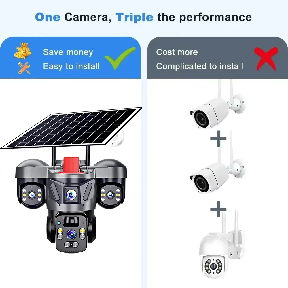 Kerui v380 pro ao ar livre ptz - Home Security Camera Installation avaliação e preço