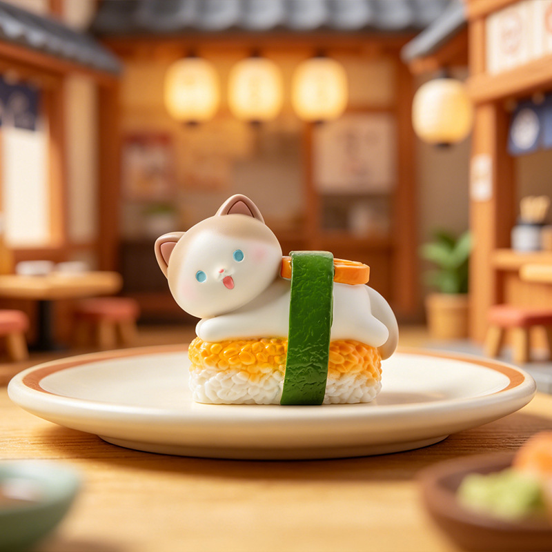 Sushi Cat Blind Box: Figurinha - Home Security Packages avaliação e preço