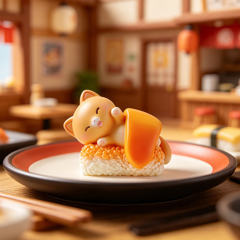 Sushi Cat Blind Box: Figurinha - Home Security Packages avaliação e preço