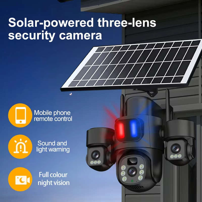 Câmera solar ptz wi-fi, extern - Home Security Panel avaliação e preço