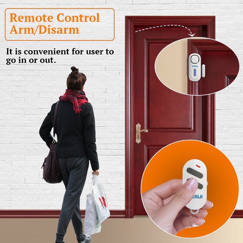 Kerui 120db sem fio porta/jane - Home Security Equipment avaliação e preço