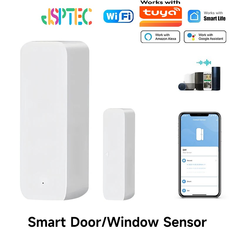 Tuya wifi sensor de porta inte - Home Security Equipment avaliação e preço